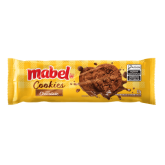 BISCOITO COOKIE MABEL DE CHOCOLATE COM GOTAS DE CHOCOLATE 57G
