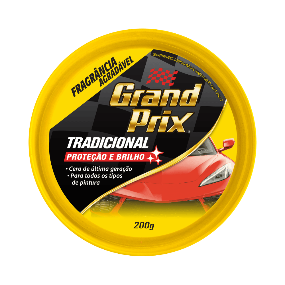 CERA AUTOMOTIVA GRAND PRIX PROTEÇÃO E BRILHO 200GR