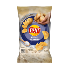 BATATA LAYS RÚSTICA SAL MARINHO 68G