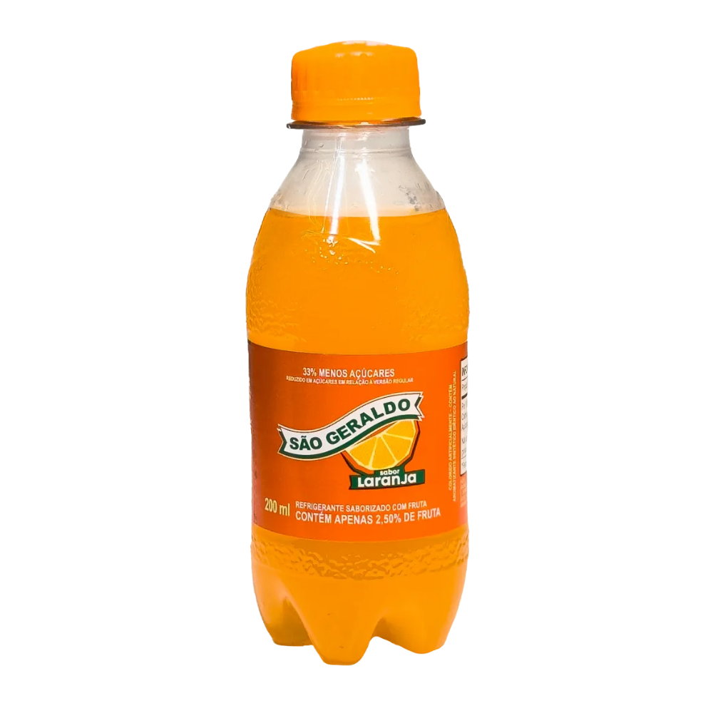 REFRIGERANTE SÃO GERALDO LARANJA 200ML