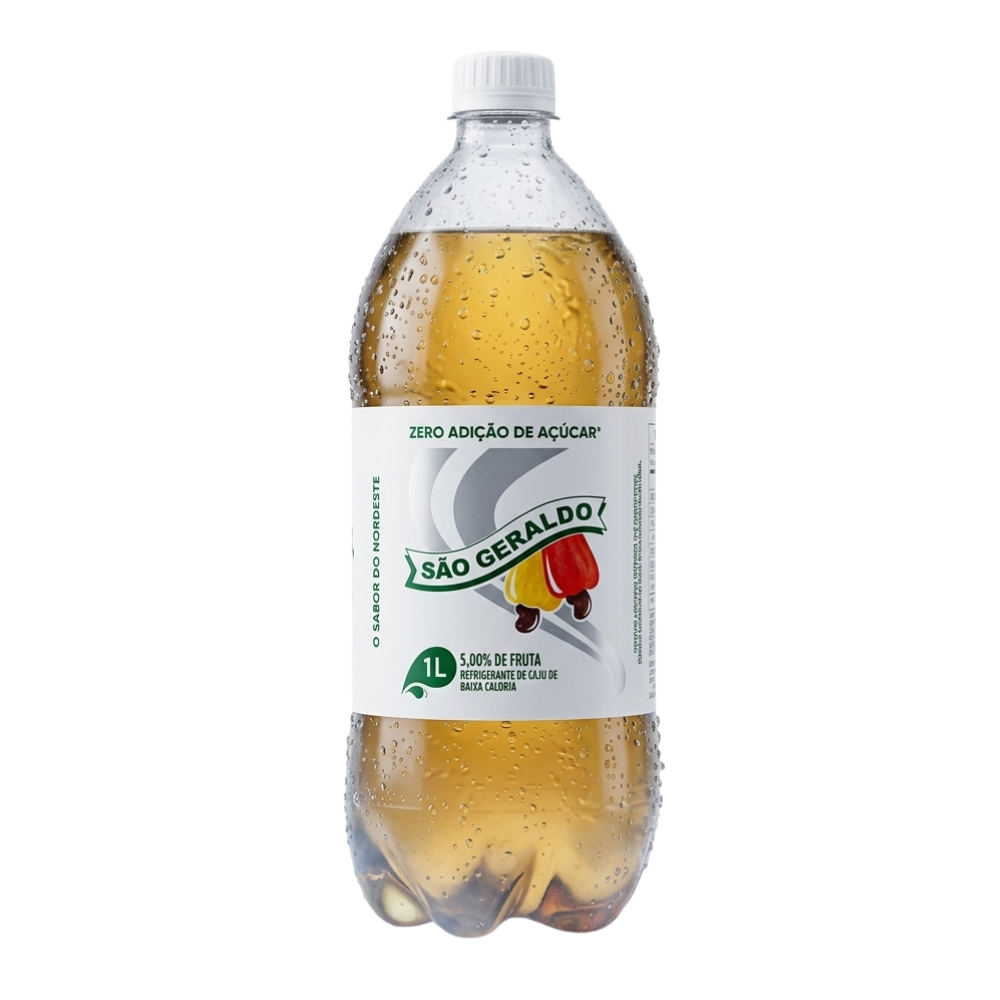 REFRIGERANTE SÃO GERALDO CAJU ZERO 1L