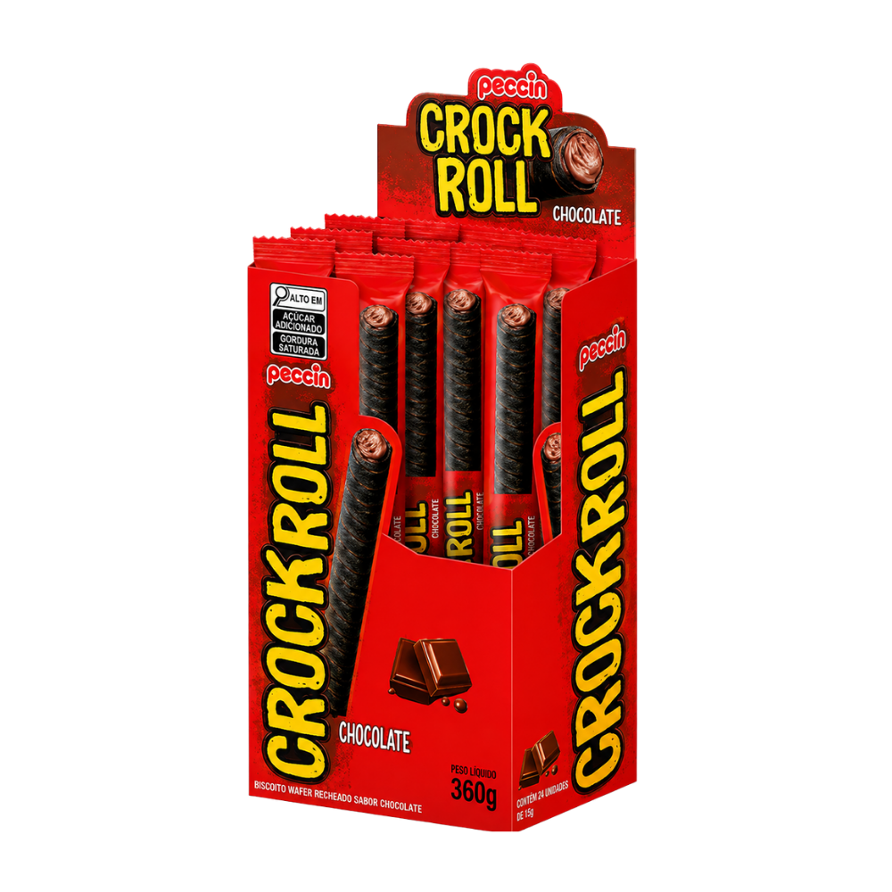 WAFER CROCK ROLL CHOCOLATE 360G