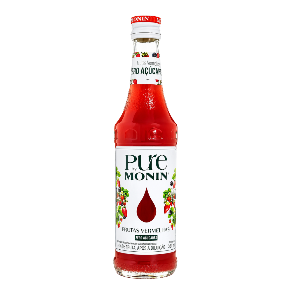 MONIN SEM ACUCAR  FRUTAS VERMELHAS 330ML