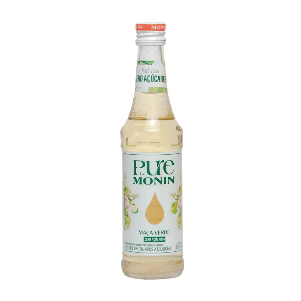 MONIN SEM ACUCAR  MACA VERDE 330ML