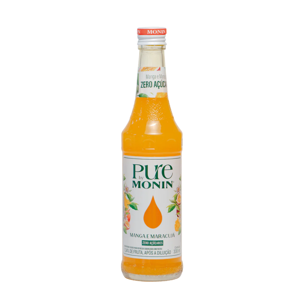 MONIN SEM ACUCAR MANGA E MARACUJA 330ML